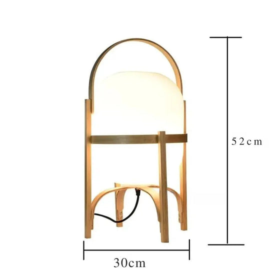 Lampe de chevet en Bois Japonaise - lampechevetdesign.com