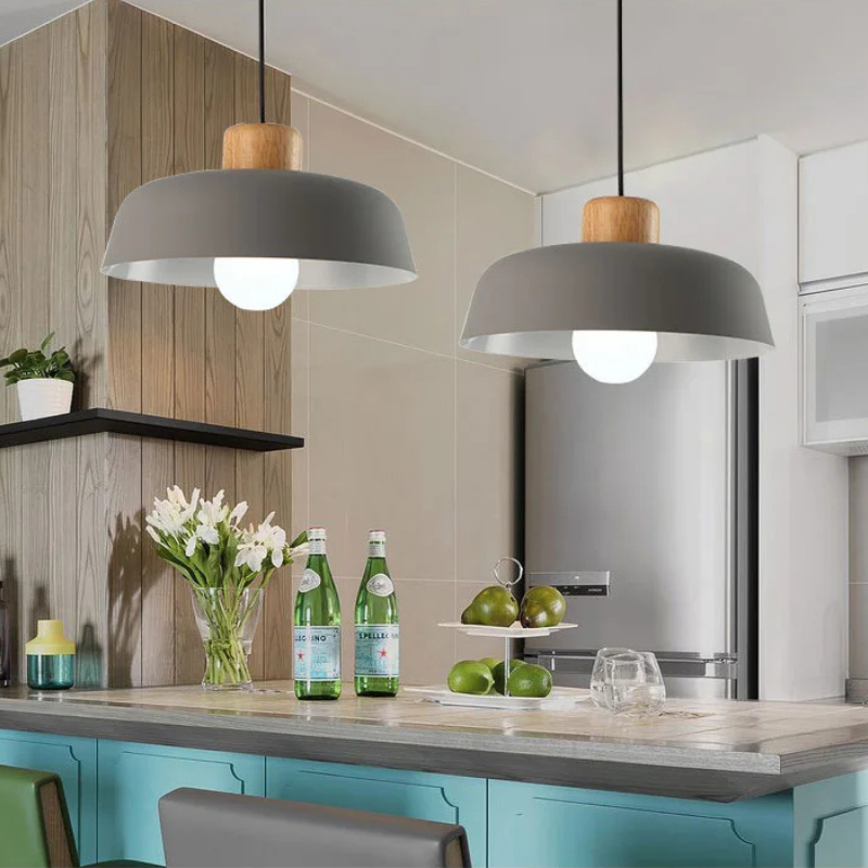 Nordic Colorful Hanging Chandelier Bedside Lamp