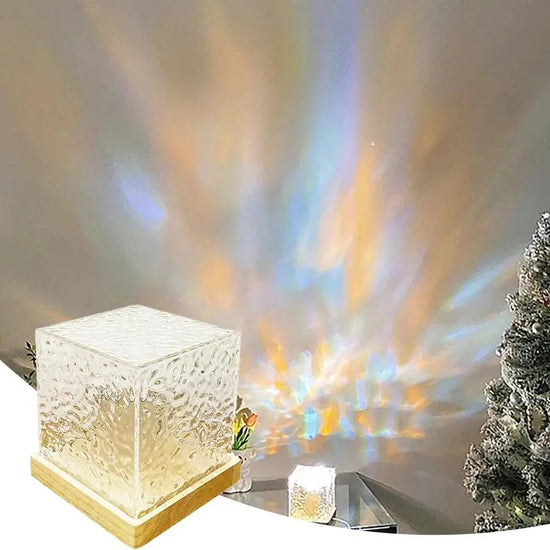 Lampe de Chevet Projecteur Cube Moderne - lampechevetdesign.com