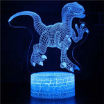 Lampe de chevet USB 3D Dinosaures - lampechevetdesign.com