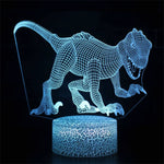 Lampe de chevet USB 3D Dinosaures - lampechevetdesign.com