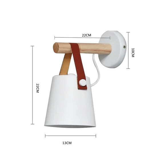 Lampe de chevet Murale Industrielle Cloche - lampechevetdesign.com
