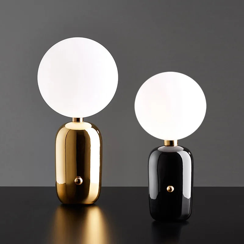 Modern Ball Shaped Bedside Lamp