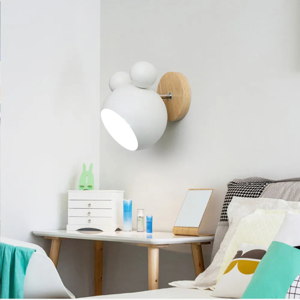 Lampe de chevet Murale Moderne avec oreilles - lampechevetdesign.com