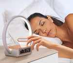 Lampe de chevet Tactile Chargeur de Téléphone Rond - lampechevetdesign.com