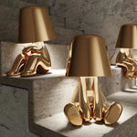 Lampe de chevet Tactile Rechargeable Or & Argent - lampechevetdesign.com