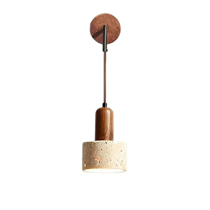 Adjustable Travertine Marble Wall Bedside Lamp