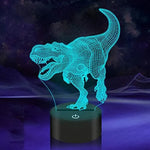 Lampe de chevet USB 3D Dinosaures - lampechevetdesign.com