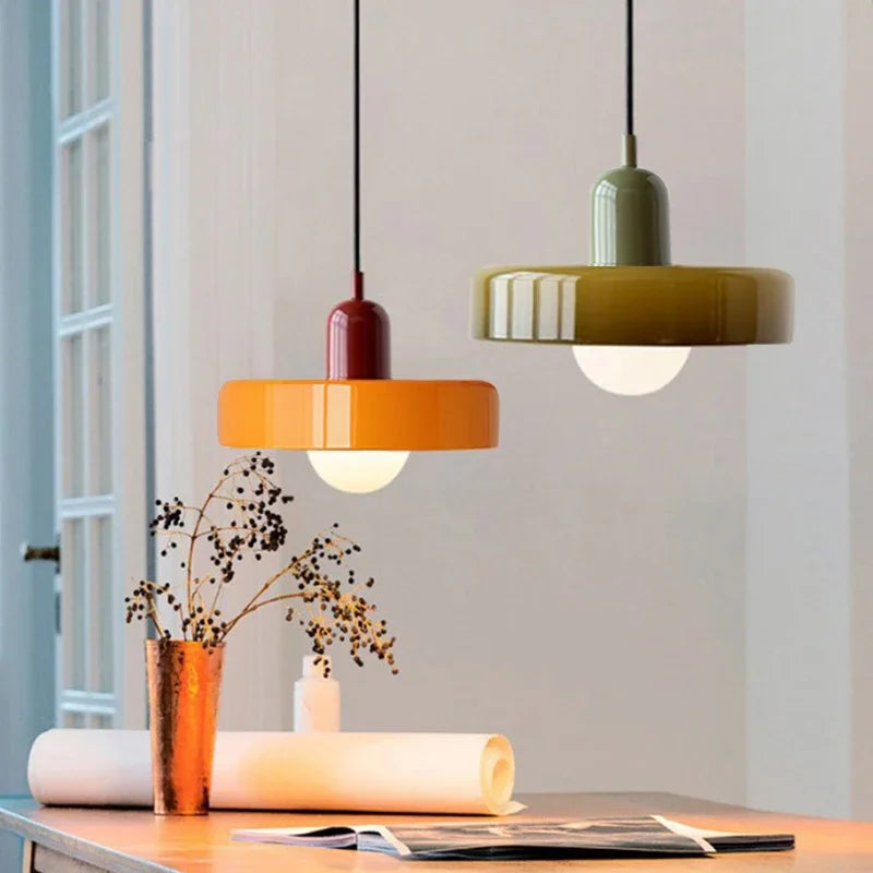 Lampe de Chevet Suspendue Nordique Colorée - lampechevetdesign.com