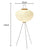 Akari Japanese Rice Paper Bedside Lamp