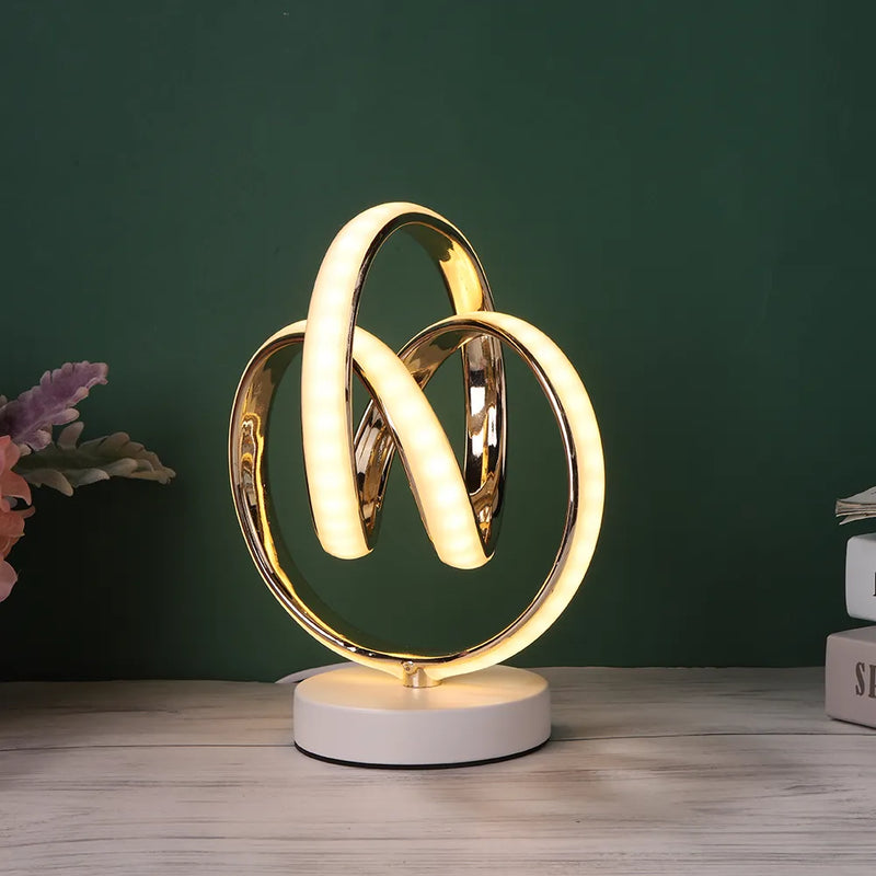 Lampe de chevet Spirale Luxe - lampechevetdesign.com