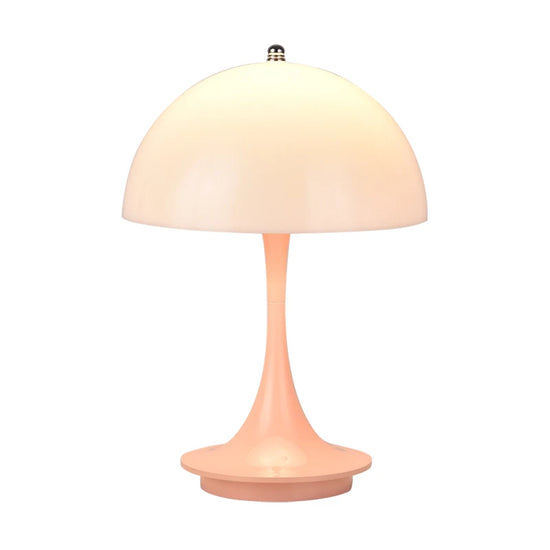 Mushroom table lamp PC luminous lampshade rechargeable desk lamp bedroom bedside decorative night light - lampechevetdesign.com