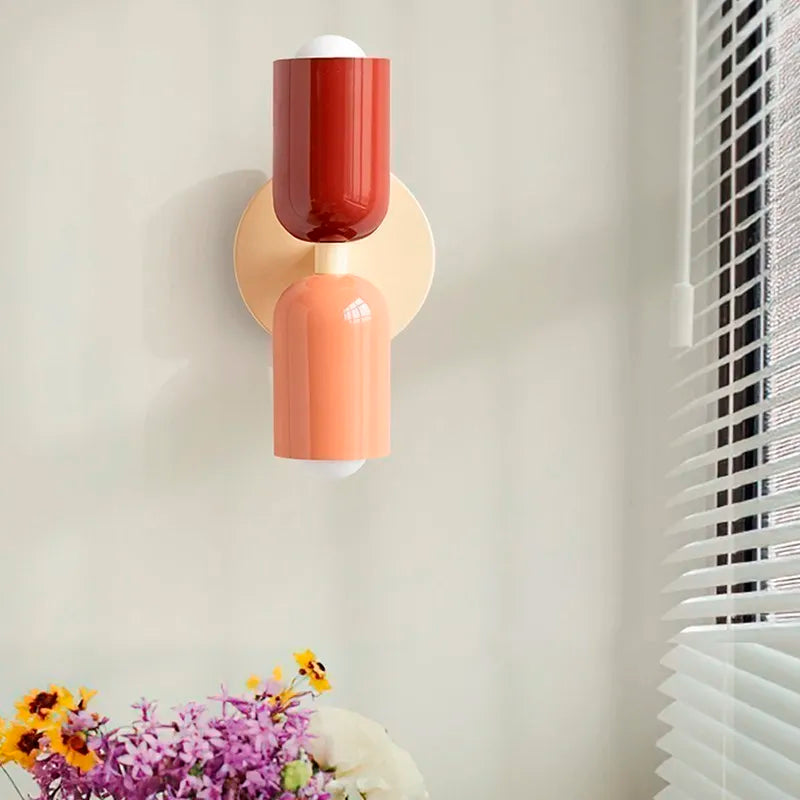 Retro Double Head Wall Bedside Lamp