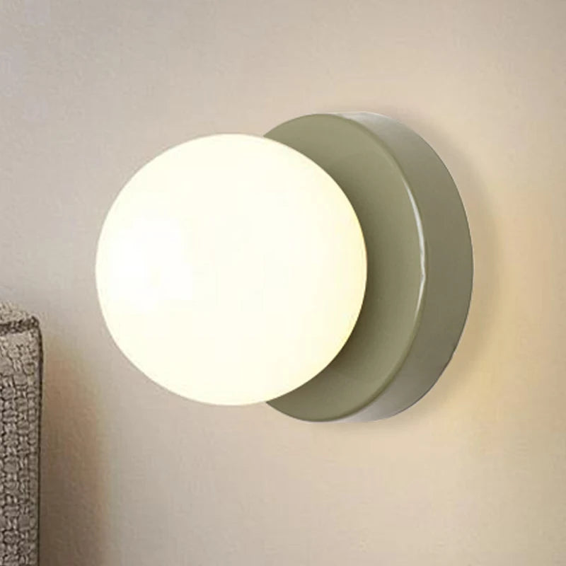 Vintage Colorful Ball Wall Bedside Lamp