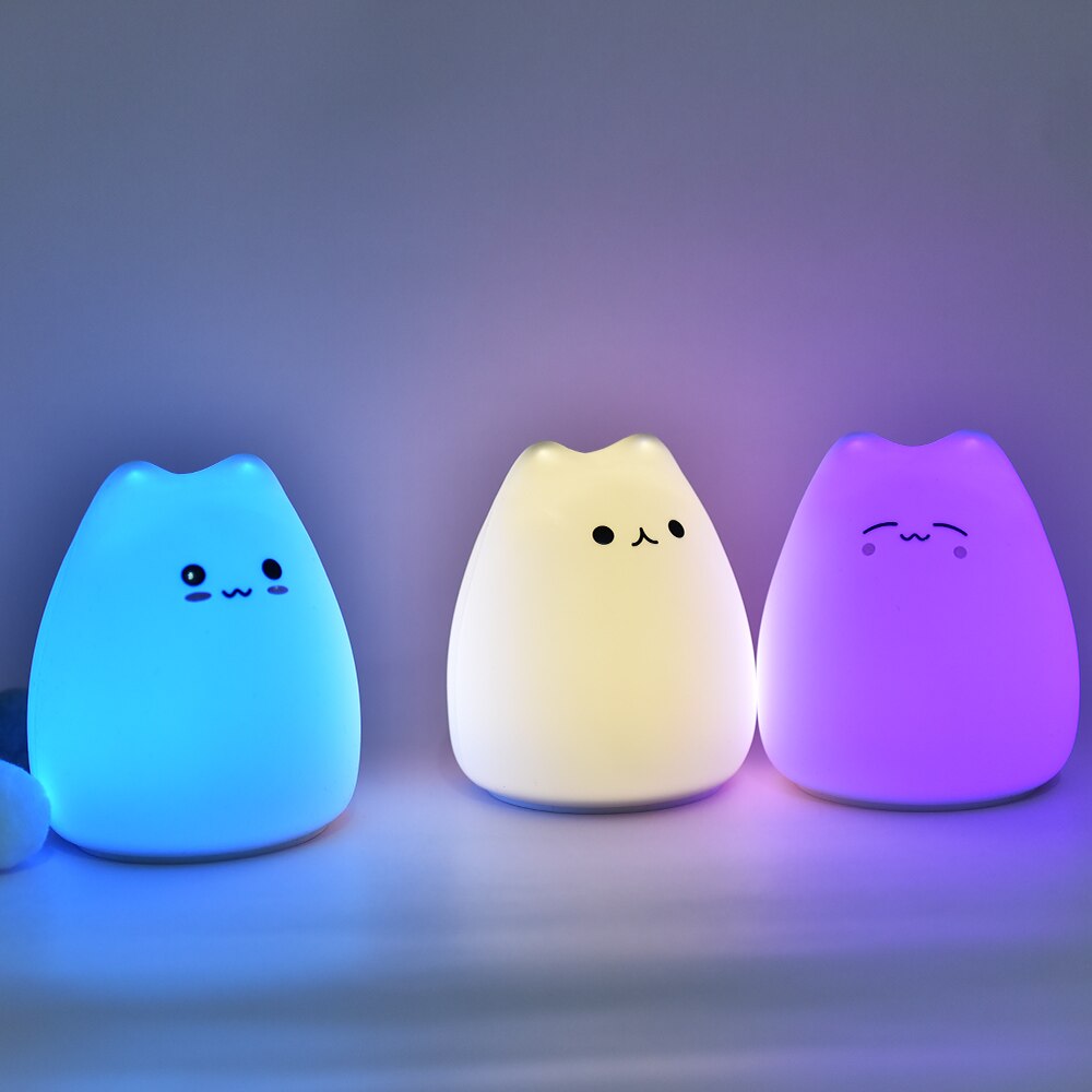 Lampe de chevet Chat Mignon - lampechevetdesign.com