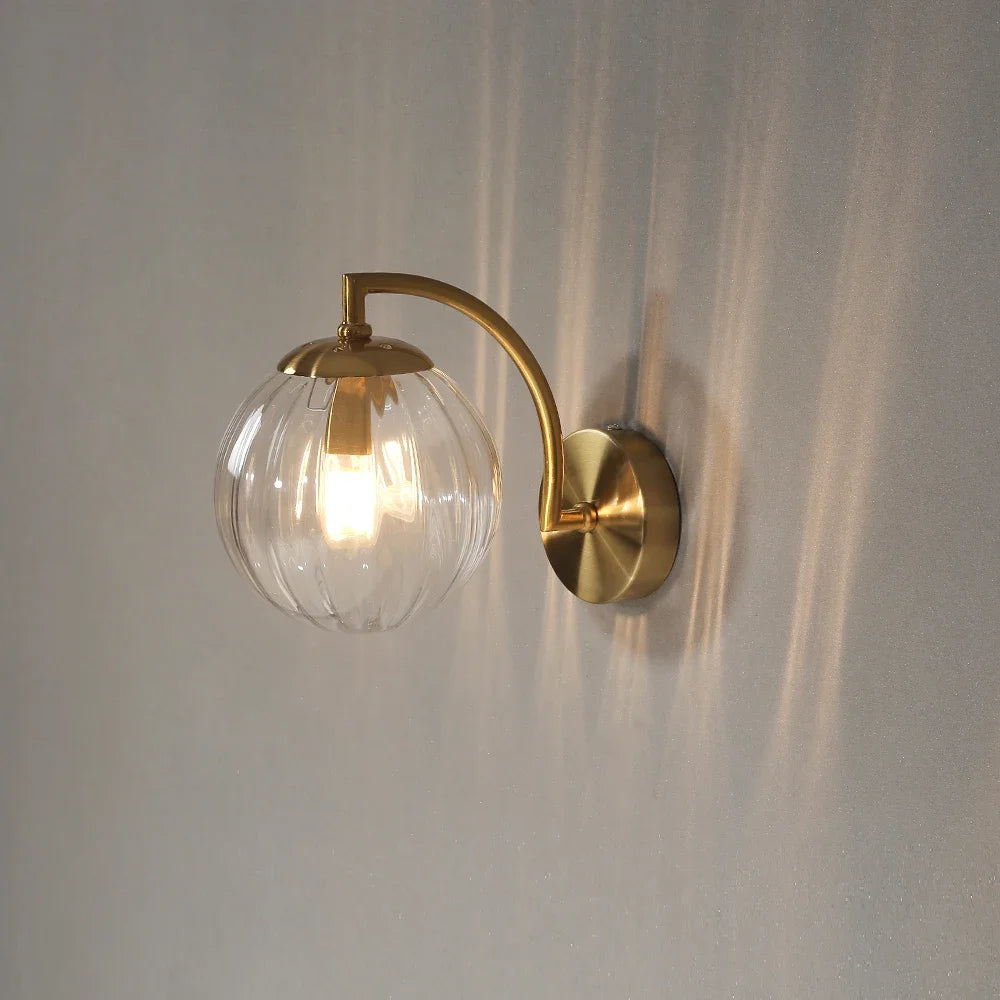Modern LED Wall Lamp in Stained Glass