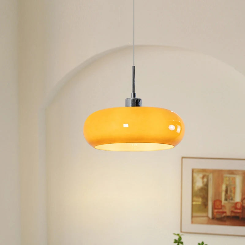 Nordic Glass Bedside Hanging Lamp
