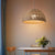 Woven Rattan Chandelier Shade