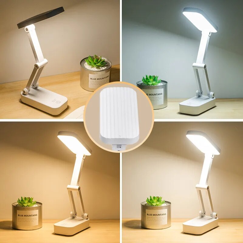 Lampe de bureau Pliable Blanche - lampechevetdesign.com