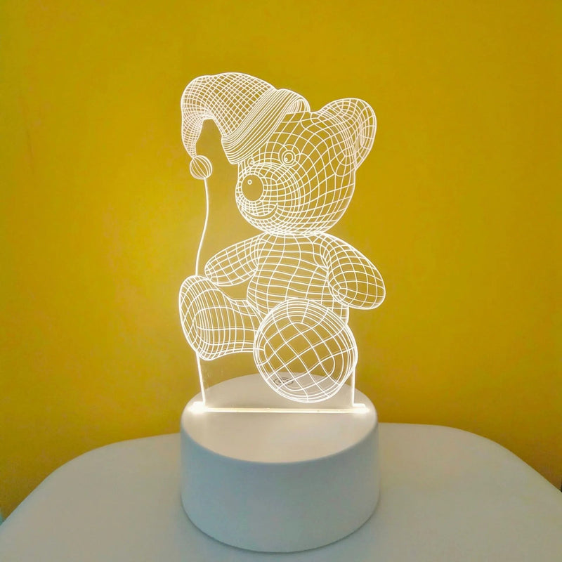 Lampe de chevet 3D Festive - lampechevetdesign.com