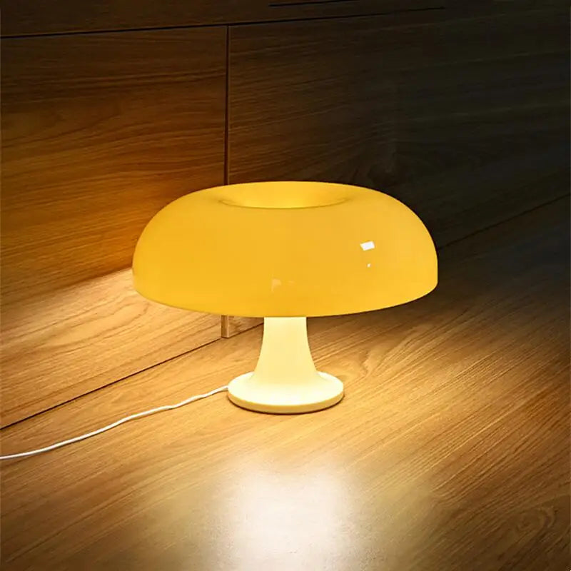 Vintage Colorful Mushroom Bedside Lamp