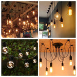 Retro Edison Bulb E27 220V 40W Light Bulb A60 ST58 ST64 T10 T45 T185 G80 G95 Filament Vintage Ampoule Incandescent Spiral Lamp - lampechevetdesign.com