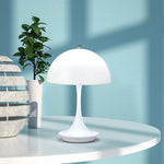 Mushroom table lamp PC luminous lampshade rechargeable desk lamp bedroom bedside decorative night light - lampechevetdesign.com