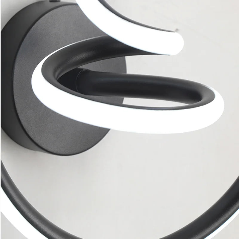 Minimalist Style Wall Lamp Bedhead LED Lumens Bedroom Living Room Staircase Aluminum Home Lighting For TV Wall Home Decor Lamp - lampechevetdesign.com