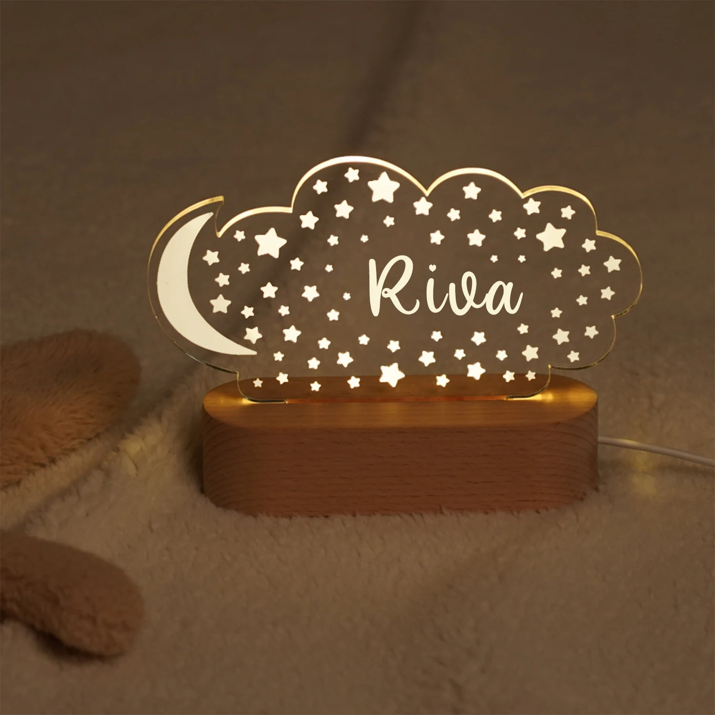 Lampe de Chevet Personnalisée pour Enfants