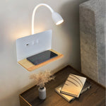 Lampe de chevet Tactile Murale Chargeur de Téléphone - lampechevetdesign.com