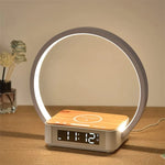 Lampe de chevet Tactile Chargeur de Téléphone Rond - lampechevetdesign.com