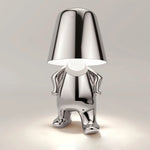 Lampe de chevet Tactile Rechargeable Or & Argent - lampechevetdesign.com