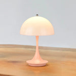 Mushroom table lamp PC luminous lampshade rechargeable desk lamp bedroom bedside decorative night light - lampechevetdesign.com