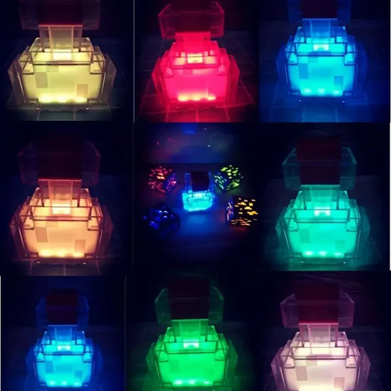Brownstone Flashlight LED Night Light Game Creative Toy Lamp Rechargeable Bedroom Bedside Decoration Lamp Kids Gift Game Lamp - lampechevetdesign.com