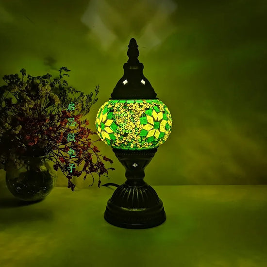Lampe de chevet Vintage en Mosaïque - lampechevetdesign.com