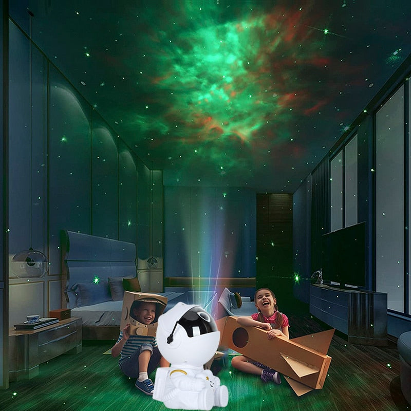 Projecteur Galaxie Astronaute Banaone Avec Télécommande - Lampe Étoiles 360° Pour Chambre Enfants Et Adultes