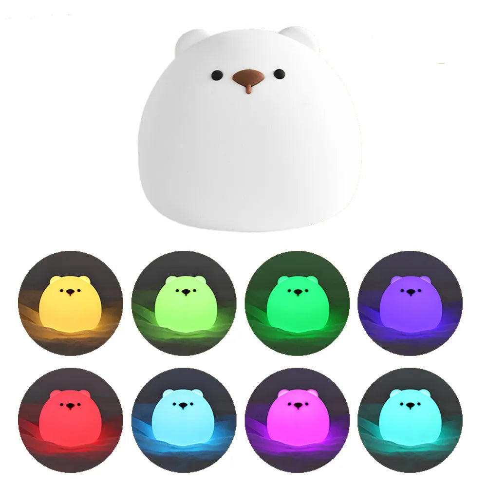 Lampe de chevet LED Ourson - lampechevetdesign.com