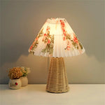 Lampe de chevet Industrielle Bois en Tissu - lampechevetdesign.com