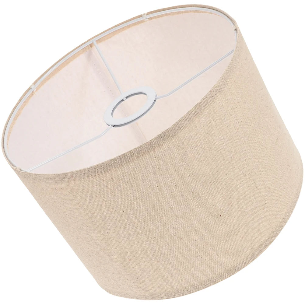 Linen Lampshade for Bedside Lamp