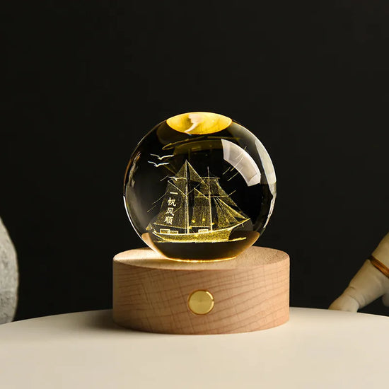 Lampe de chevet USB Sphère Magique - lampechevetdesign.com