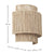 Vintage Woven Rattan Wall Bedside Lamp