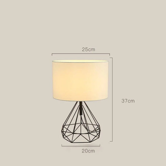 Lampe de chevet Industrielle Ronde - lampechevetdesign.com