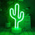 Neon Cactus Bedside Lamp
