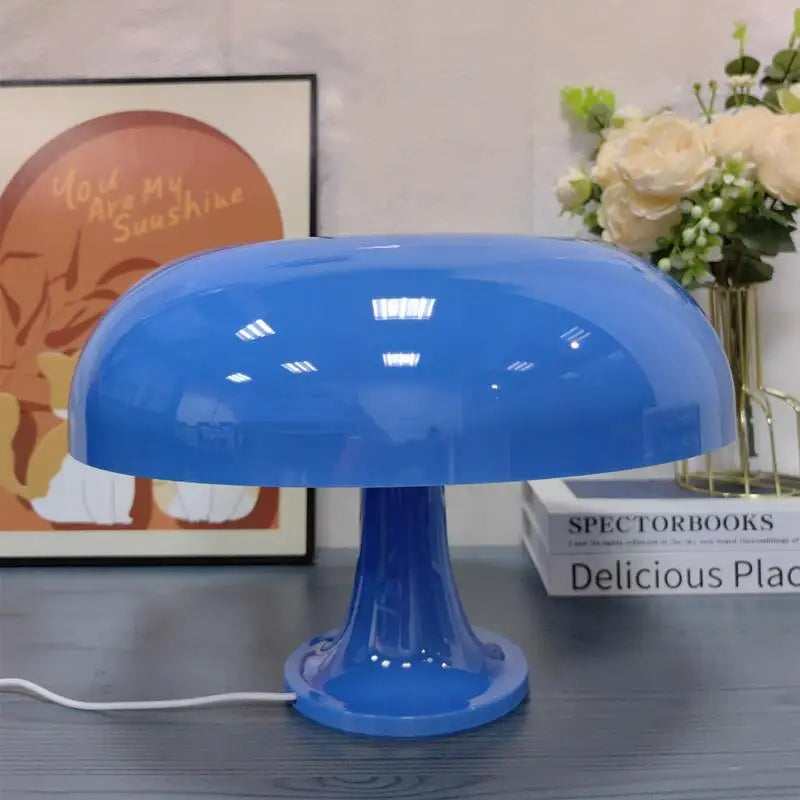Vintage Colorful Mushroom Bedside Lamp