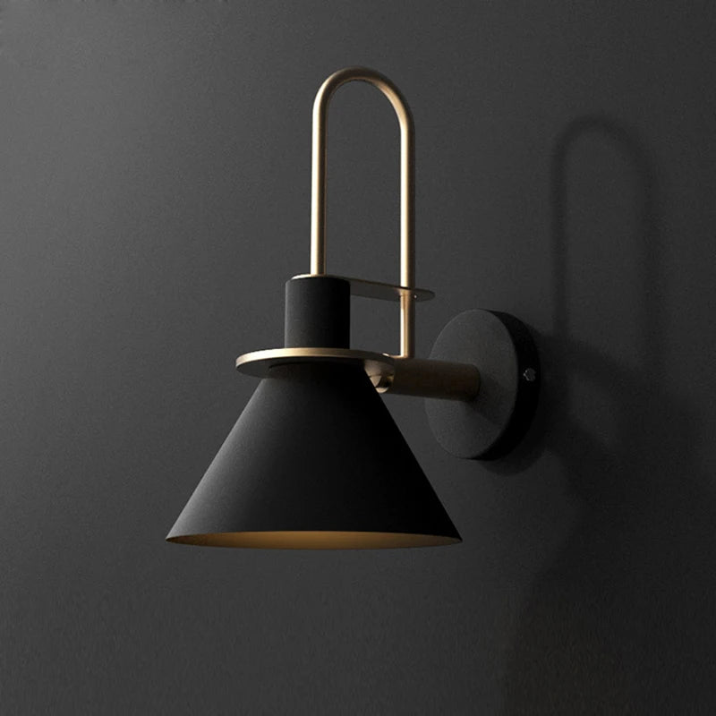 Industrial Metal Wall Bedside Lamp