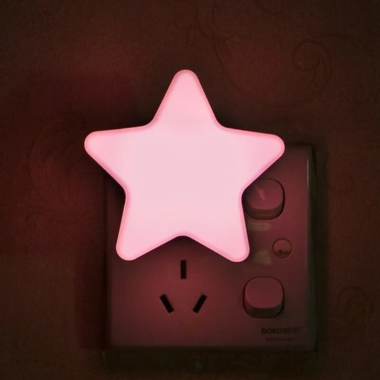 Lampe de chevet étoile LED pour prise - lampechevetdesign.com