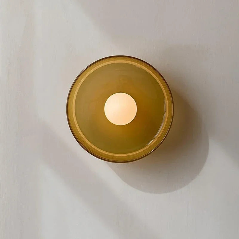 Vintage LED Glass Wall Bedside Lamp