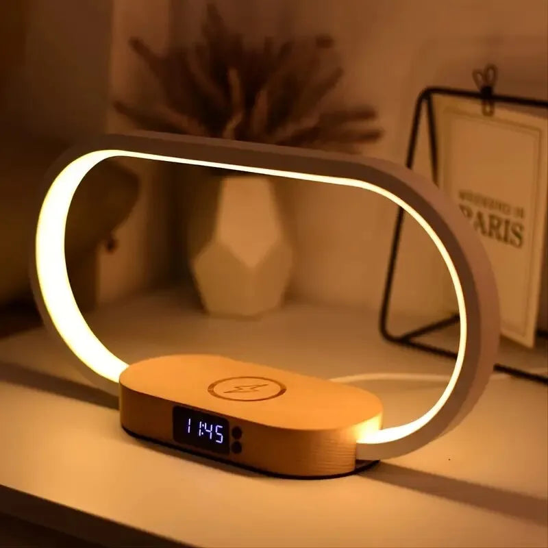 Lampe de chevet Tactile Chargeur de téléphone Ovale - lampechevetdesign.com