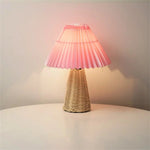 Lampe de chevet Industrielle Bois en Tissu - lampechevetdesign.com