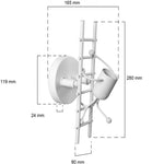 Lampe de chevet Murale Moderne Humanoïde - lampechevetdesign.com